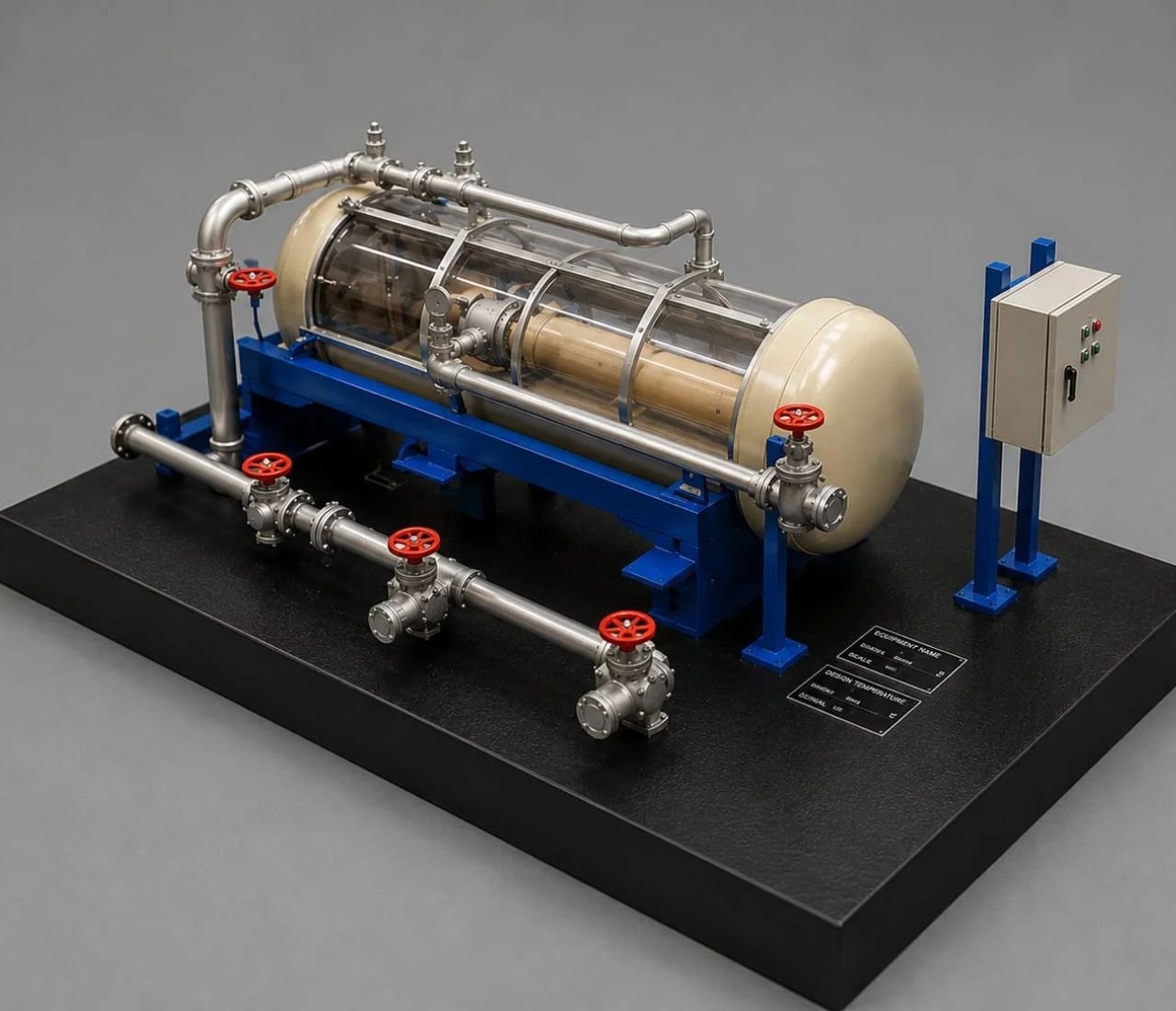engineering scale model, mechanical engineering model, technical working model