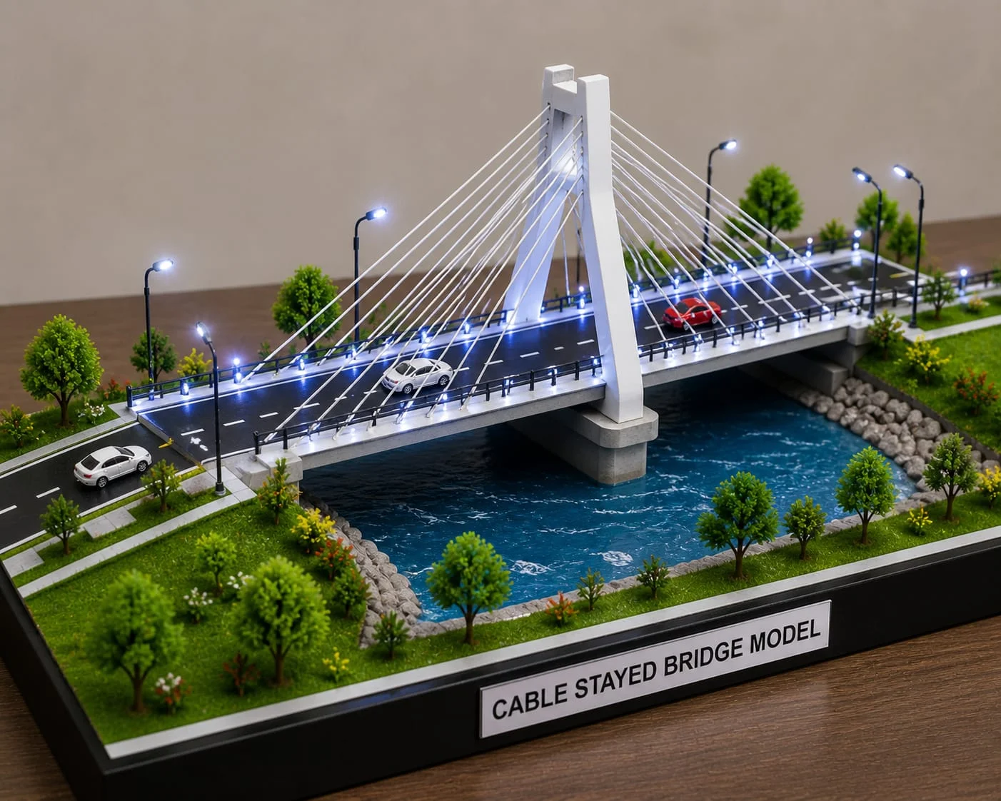 Cable bridge models suspension bridge models cable stayed bridge models for infrastructure and civil engineering projects