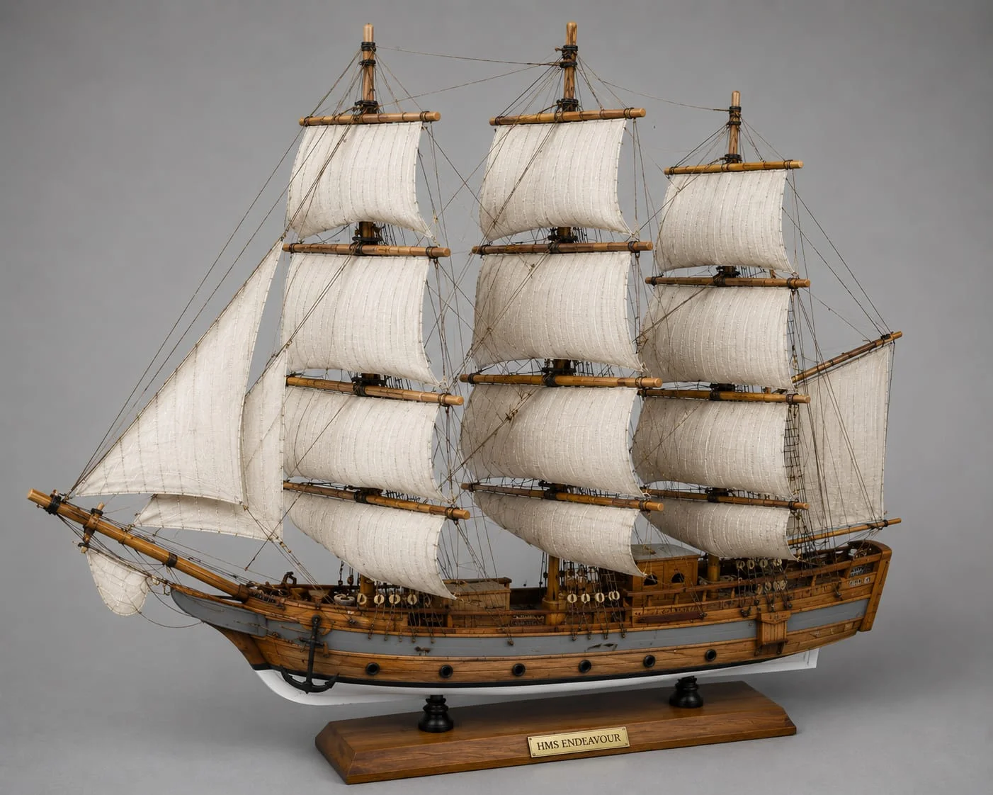 Handcrafted wooden ship models antique wooden boat models classic maritime wooden models for heritage and marine display projects
