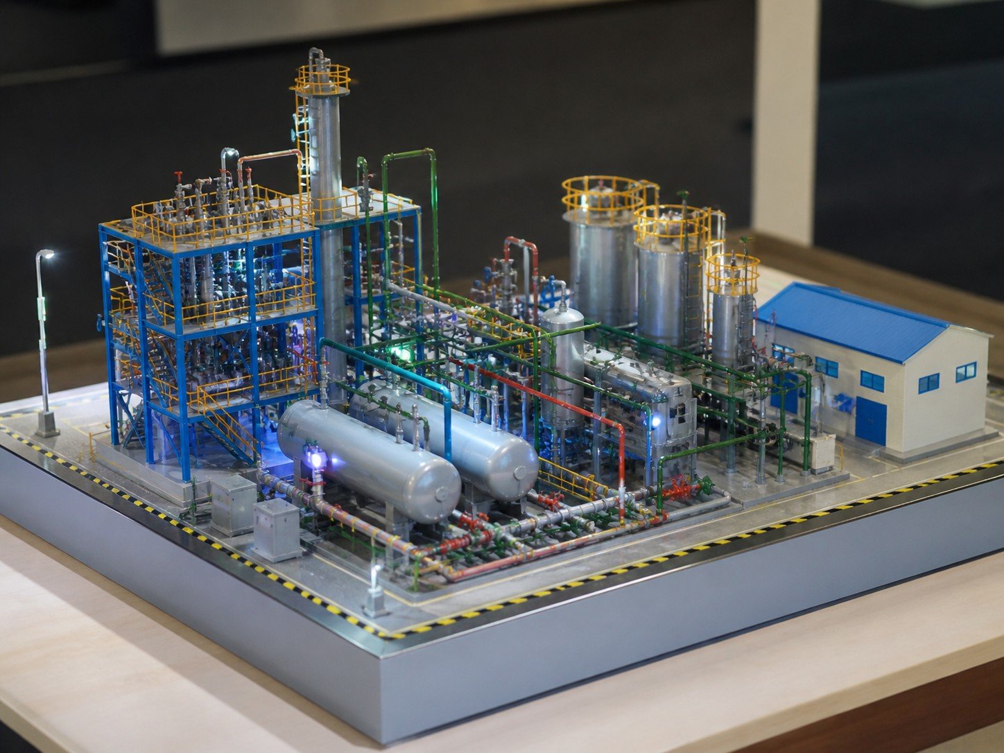 industrial model making, 3D industrial scale model, factory presentation model