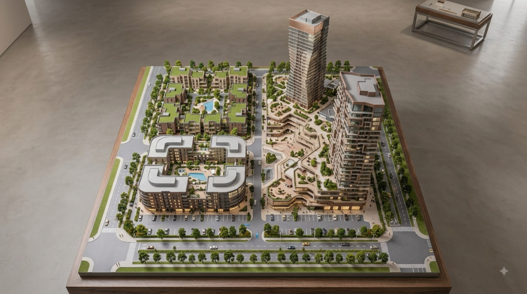 3D architectural model India