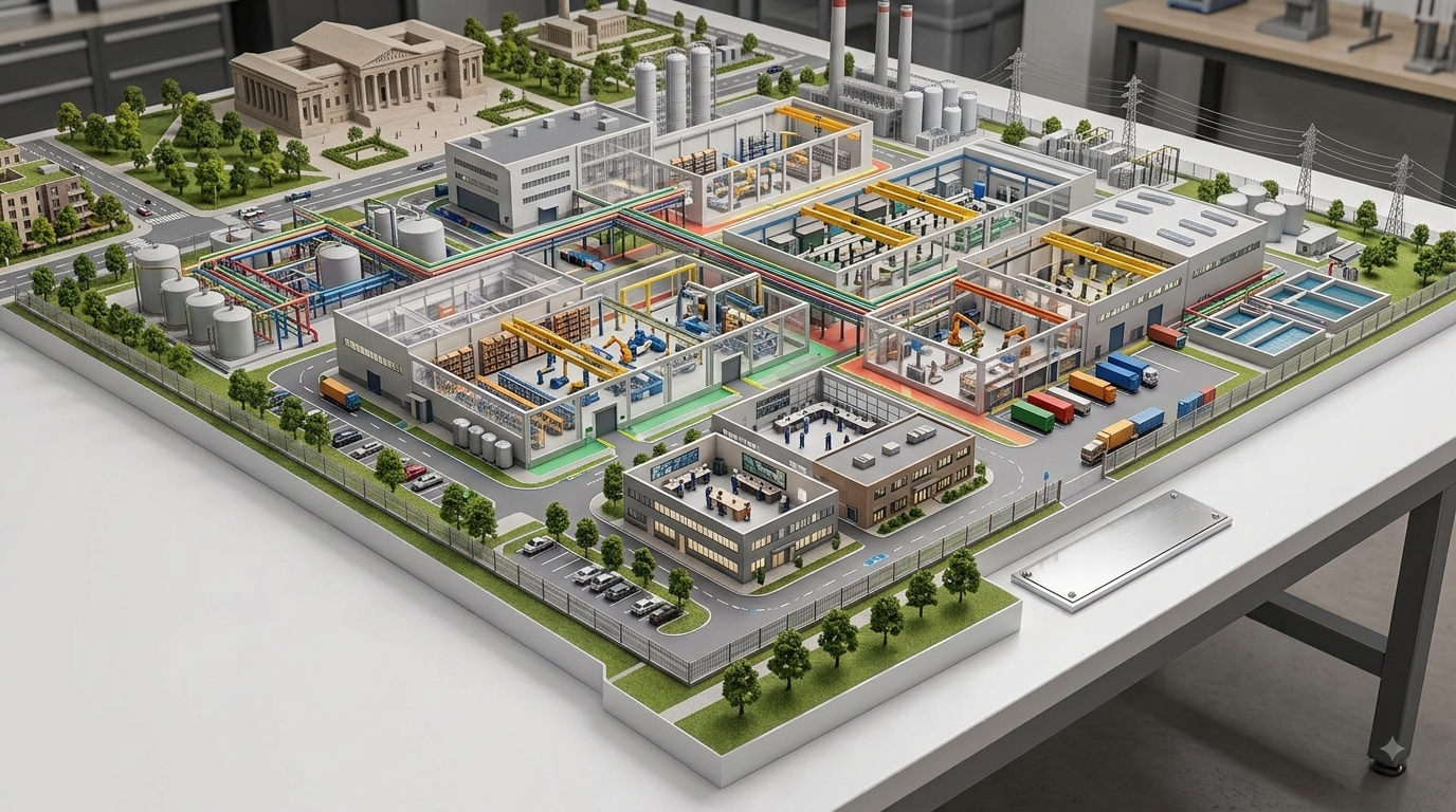 industrial scale model