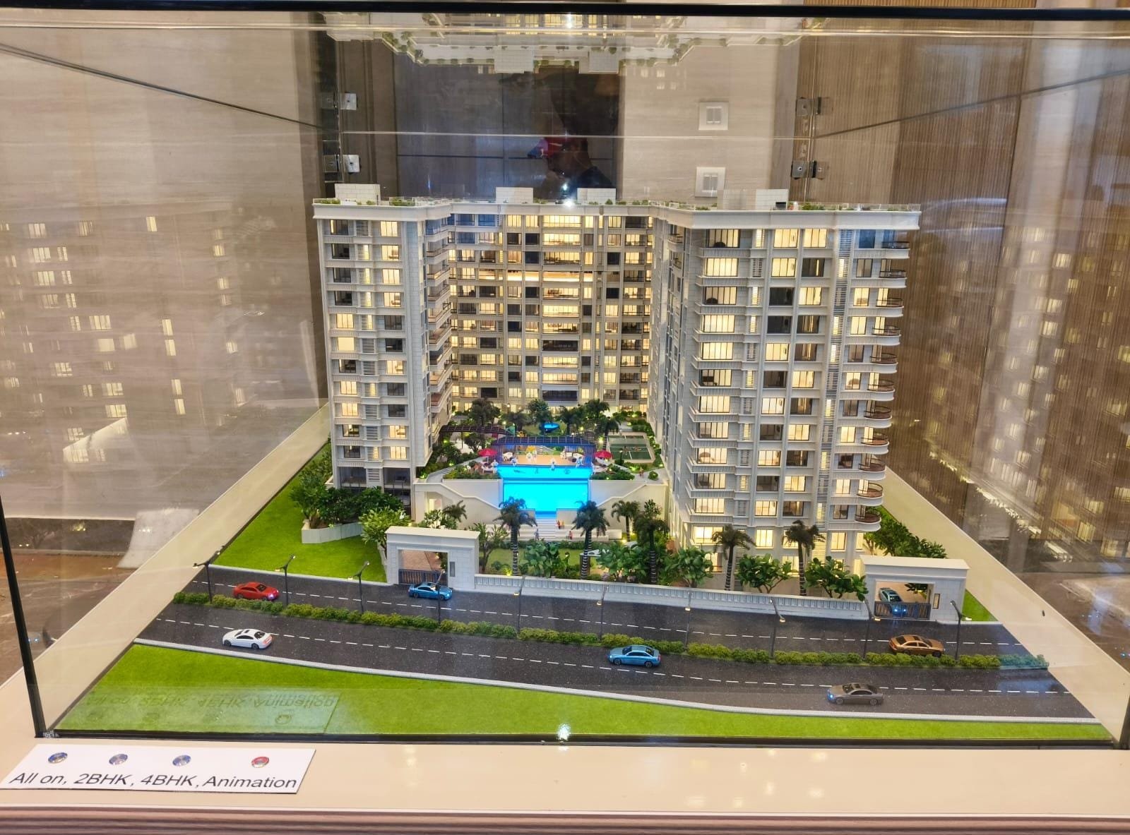 Architectural model making for real estate project