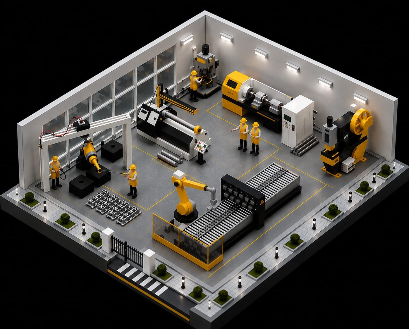 Engineering model for industrial plant design