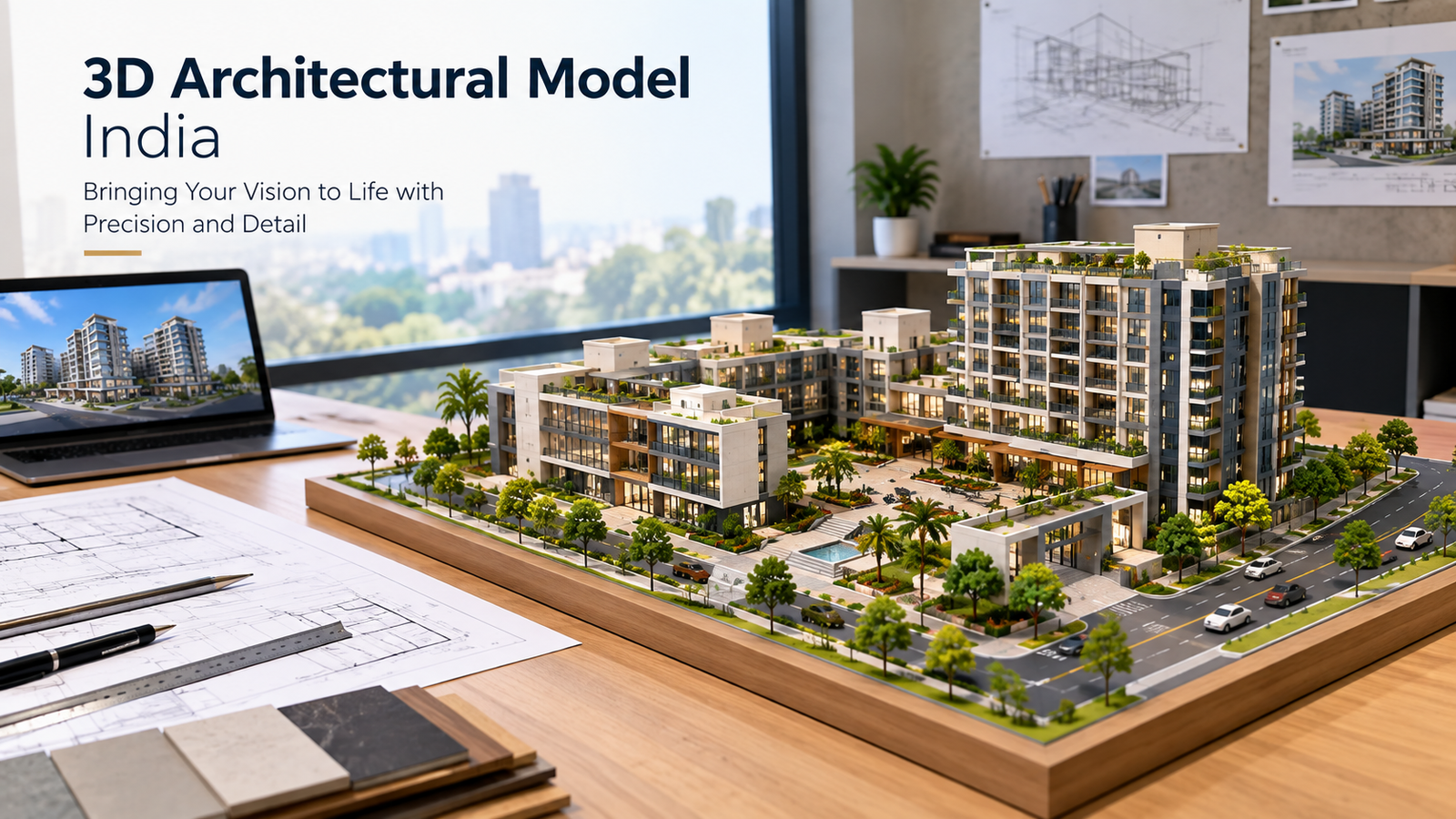 3d architectural model india