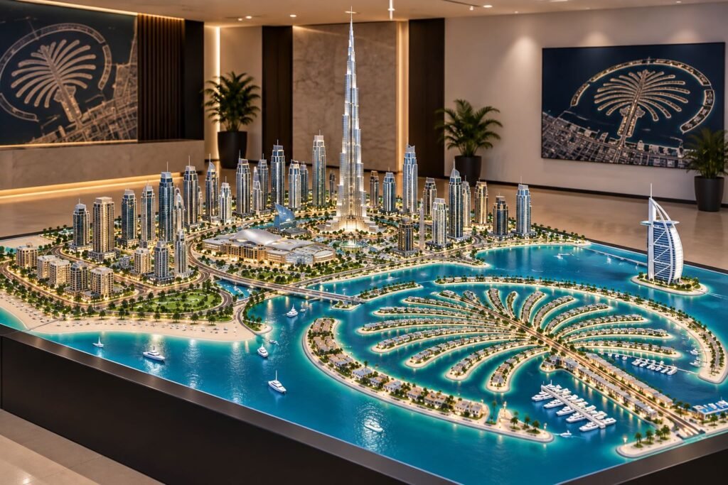 Professional 3D architectural model for design visualization