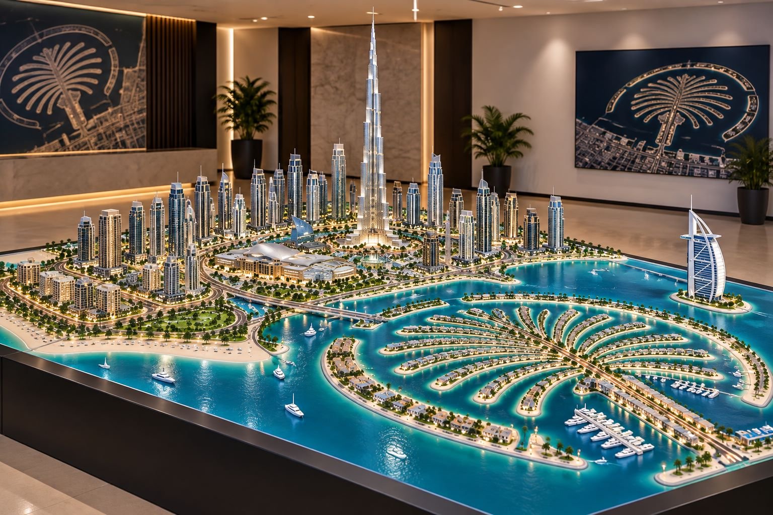 Professional 3D architectural model for design visualization