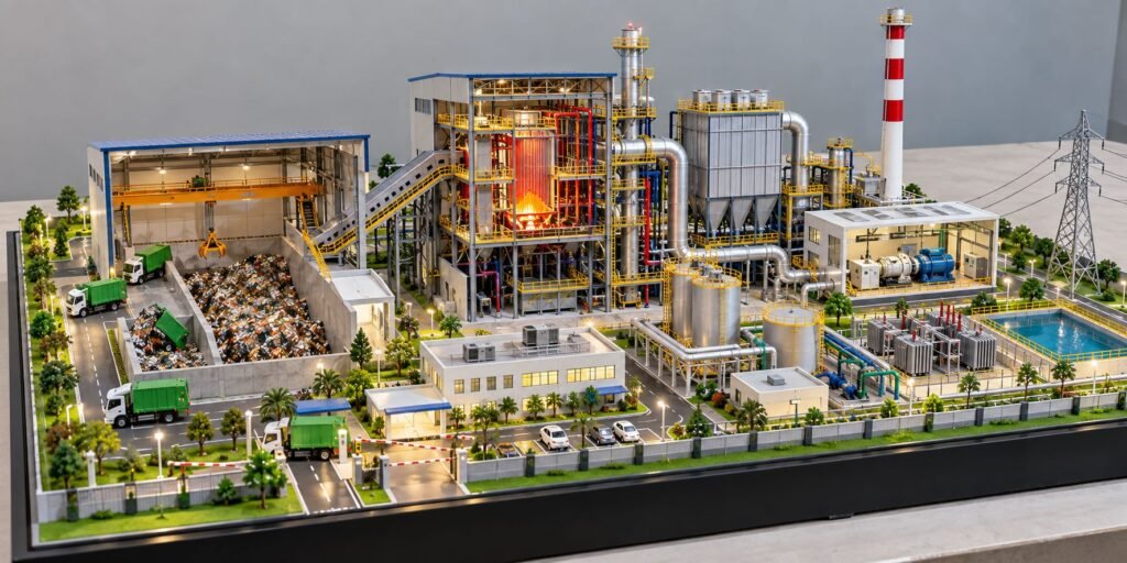 Waste-to-Energy Plant Model Making